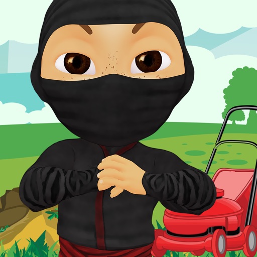 Lawn Mowing Madness: Ninja Style Icon