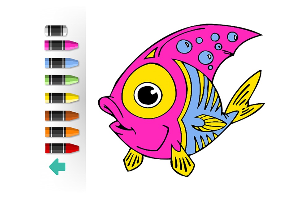 Sea Animals Coloring Book for Kids screenshot 2