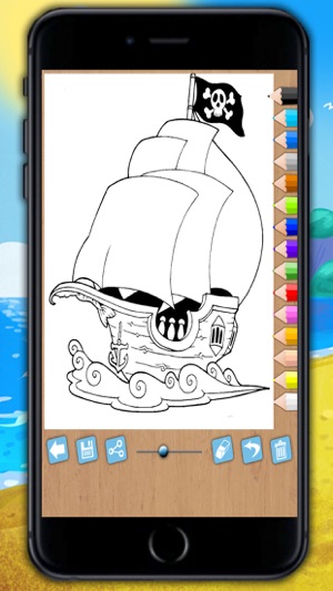 Pintar piratas - juego educativo de colorear piratas para ni(圖5)-速報App