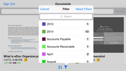 How to cancel & delete eDoc Organizer Cloud Document Management from iphone & ipad 2