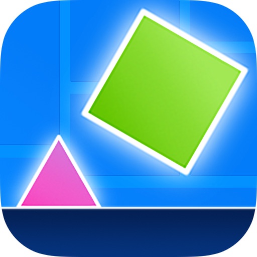 A Geometry Square Lite - The impossible Jump Game Icon