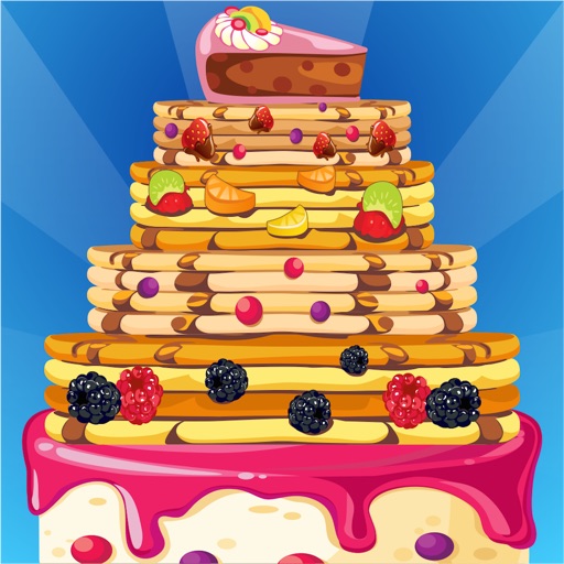 Pancake Stacking Game - Make a Tower of Food for Breakfast