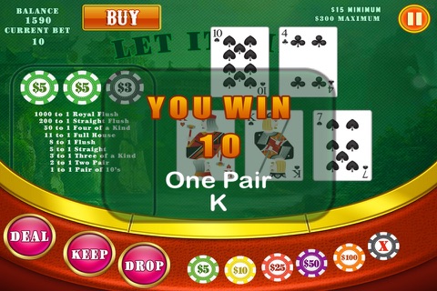 Ancient Let it Red with China's Temple Card Casino Games Pro screenshot 4