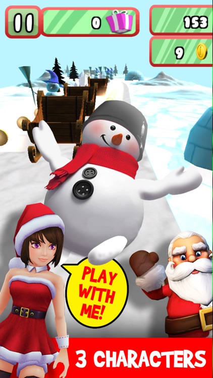 3D Snowman Run PRO & Christmas 2014 Racing - Frozen Running and Jump-ing Games For Kids (boys & girls)