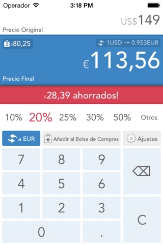 Discounter - discount, convert and track your purchases screenshot 2