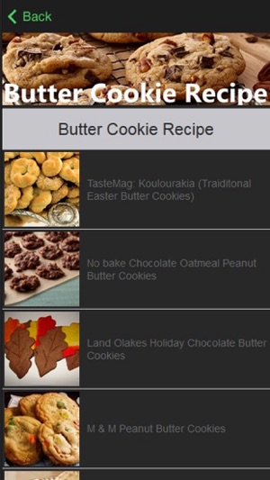 Butter Cookie Recipe