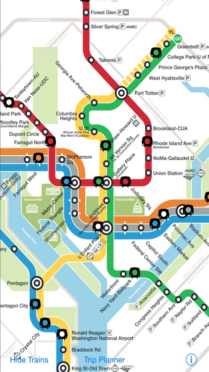 Dc Metro Route Planner Dc Metro Map By Taapuna.com