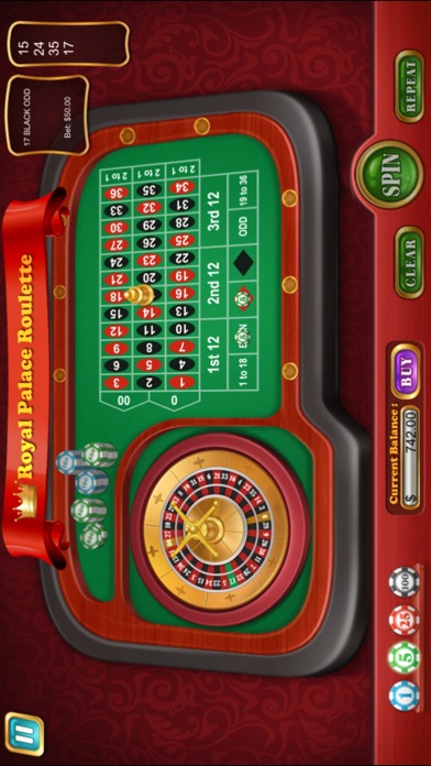 ROYAL PALACE ROULETTE - FREE EDITION 1.0 IOS CASINO ROYAL PALACE ROULETTE - FREE EDITION 1.0 IOS