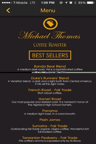 Michael Thomas Coffee Roaster screenshot 4