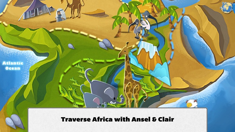 Ansel & Clair's Adventures in Africa - A Fingerprint Network App