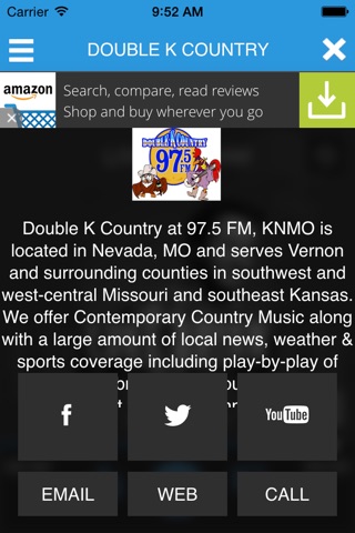 97.5 FM, KNMO Double K Country screenshot 3