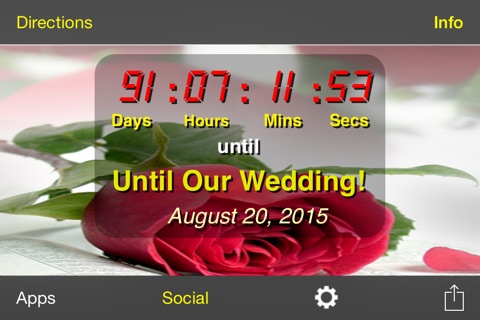 Our Wedding Countdown screenshot 2