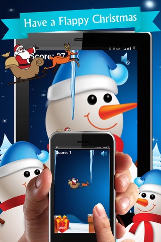 Flappy Christmas - Present Drop! screenshot 2