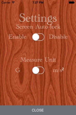 Accelerometer / Gravimeter screenshot 2