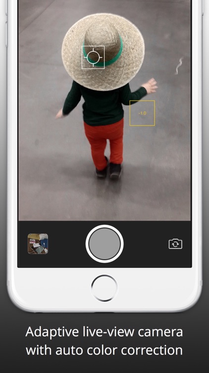 Degradr - Smart live-view camera with automatic color correction