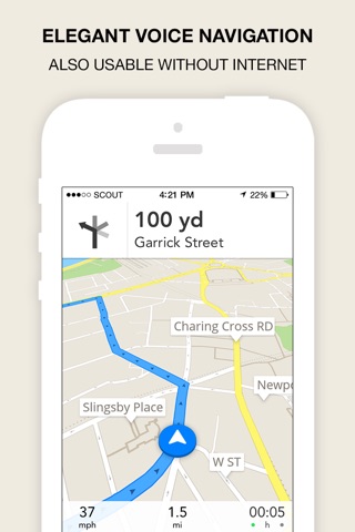 GPS Navigation, Maps & Traffic - Scout screenshot 2