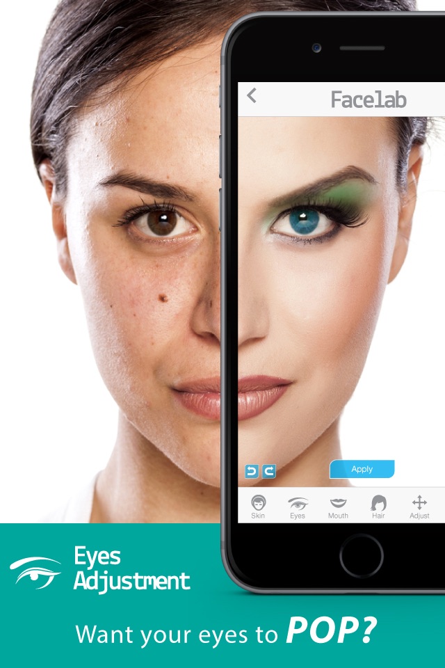 FaceLab - perfect makeover cosmetic retouch & free selfie makeup app screenshot 2