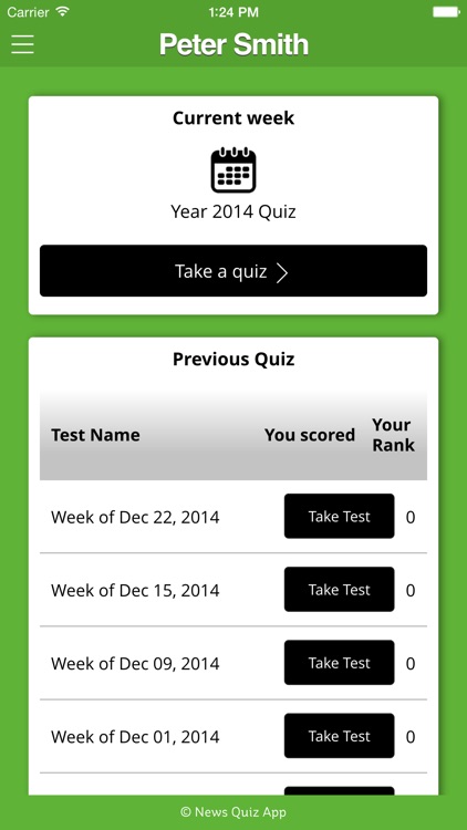 News Quiz App