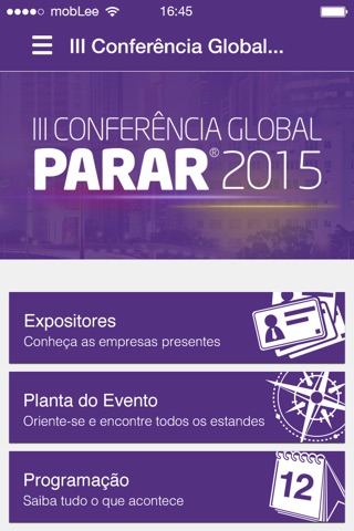 III Conferência Global PARAR screenshot 2