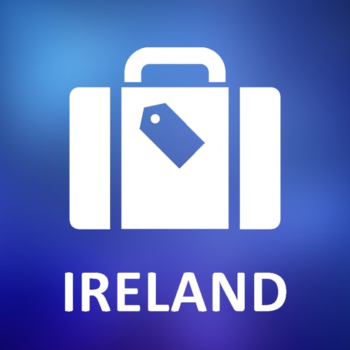 Ireland Offline Vector Map icon