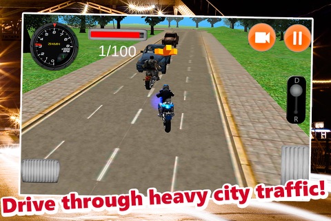 Cop Chase: Bike Pursuit 3D screenshot 4