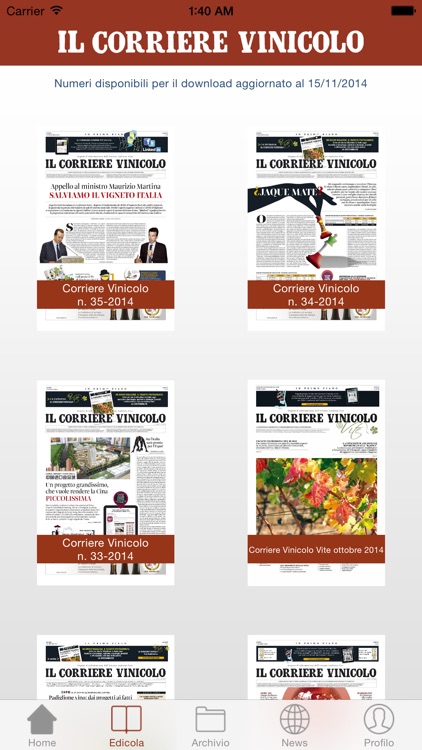 Corriere Vinicolo