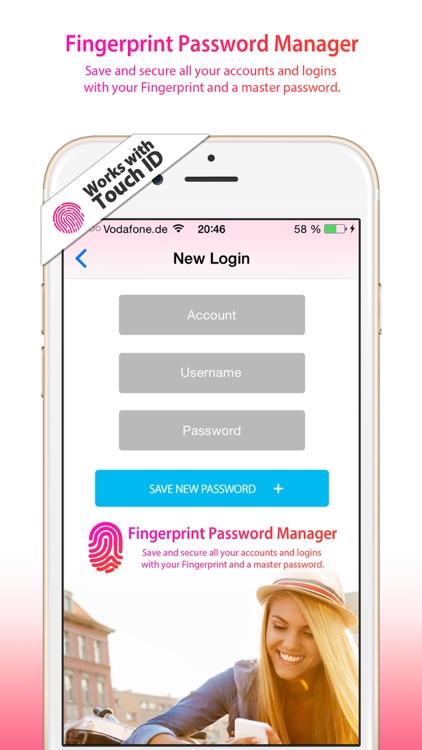 Fingerprint Password Manager for iOS 8 screenshot-4