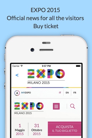 Expo 2015 Informations screenshot 2
