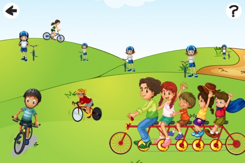 A Bicycle ride: learning game for children with cycles screenshot 4