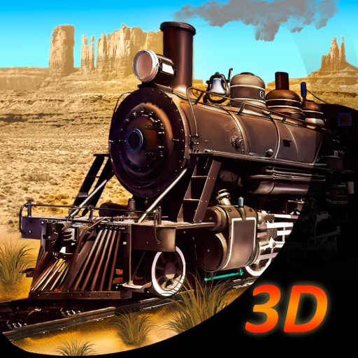 Wild West Train Simulator 3D icon