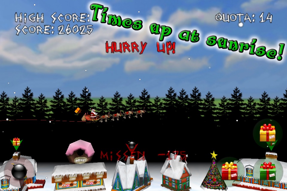 Christmas Run! Angry Santa's Revenge! FREE screenshot 4