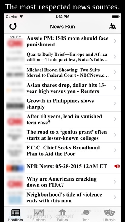 Daily Planet One: Please download our updated app, 'News Run' instead.