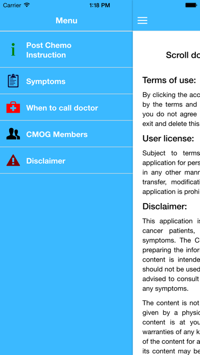 How to cancel & delete Coping With Chemo from iphone & ipad 3