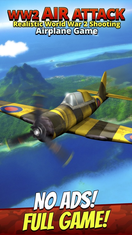 WW2 Air Attack - Realistic World War 2 Shooting Airplane Game