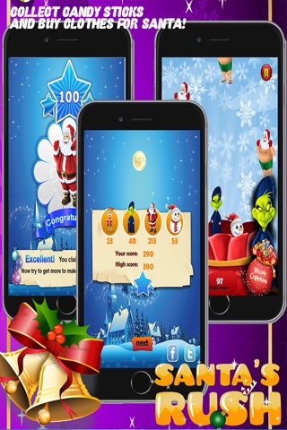 Santa's Rush Free: Be Santa's Little Hero in this Messy Christmas Game screenshot 3