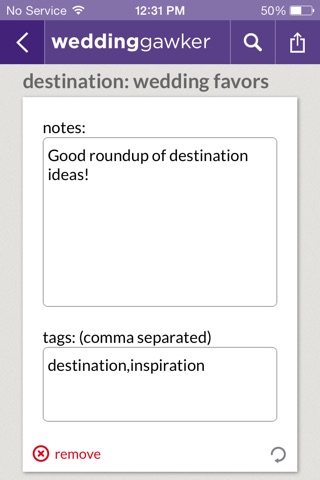 weddinggawker screenshot 4