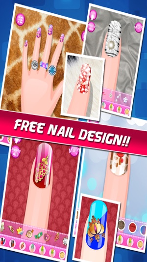 Nail Salon Girls - Makeup, Makeover, spa, Dressup Games(圖5)-速報App