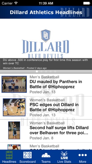 Dillard University Athletics(圖4)-速報App