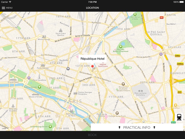 Republique Hotel Paris for iPad(圖5)-速報App