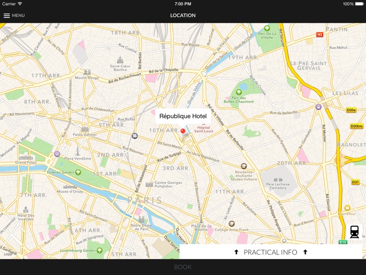 Republique Hotel Paris for iPad screenshot-4