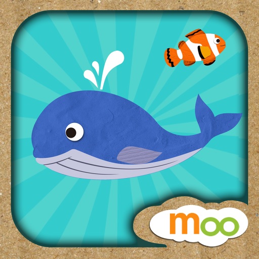 Marine Animals - Puzzle, Coloring and Underwater Animal Games for Toddler and Preschool Children Icon