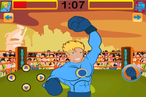 Cartoon Super-Hero Boxing Battle FREE - The Robot Zombie & Aliens Fighting Game screenshot 4