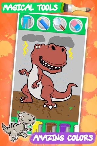 Best coloring book : Dinosaurs screenshot 2