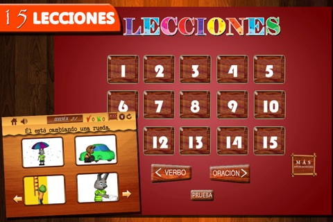 Verbos para niños-Parte 1-Aprendizaje de lenguaje español gratis- Animated Spanish language verbs for children screenshot 4