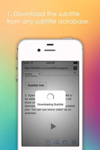 Subtitler - add subtitles to online videos screenshot 2