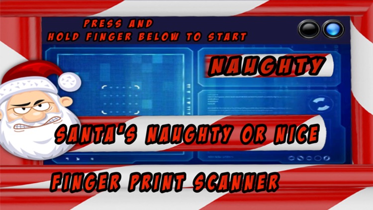 Santa's Good Or Bad Finger Print Scanner™