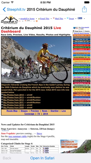 Steephill.ios - Bike Race Live Streaming