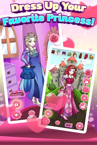 Princess Dress-Up Salon Descendants Makeover Frozen Games For Girls screenshot 3