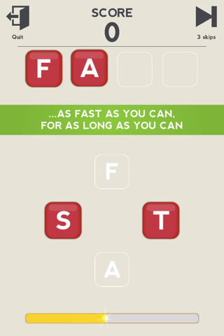 4 Little Letters - Unscramble Words screenshot 2