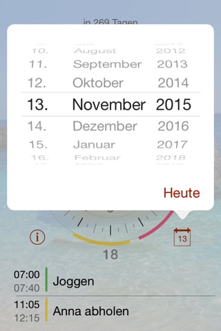 Jiffies Lite - Kalender in der Uhr screenshot 2